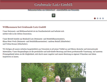 Tablet Screenshot of grabmale-lotz.de